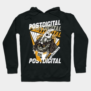 Post Digital Aftermath human Hoodie